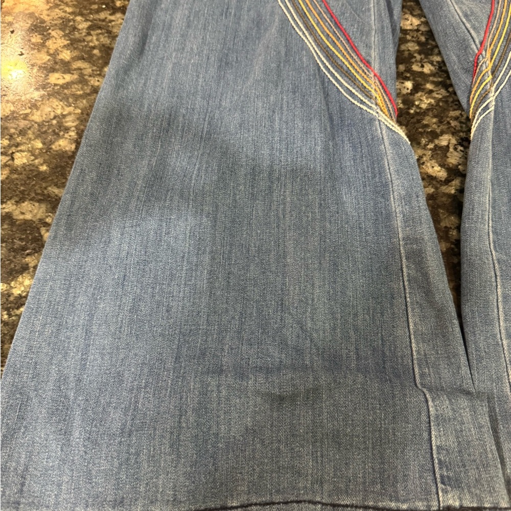 Angry Rabbit size 13 (31) Wide-Leg Jeans - Picture 7 of 11